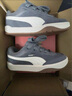 彪馬（PUMA）官方 男女同款復古休閑板鞋 PARK LIFESTYLE EASY SUEDE 407867 海軍藍-地平線(xiàn)藍-金色-02 40 曬單實(shí)拍圖