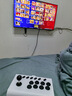 AWKICI街機游戲搖桿支持PS3/4電腦PC機頂盒Switch安裝蘋(píng)果MFI復古拳皇搖桿機 大搖桿黑白款+接收器 曬單實(shí)拍圖