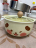 奶fufu泡面碗家用帶蓋大容量釉下彩可愛(ài)雙耳碗加厚學(xué)生宿舍專(zhuān)用碗 奶油小狗6.5英寸泡面碗1個(gè)-帶蓋 曬單實(shí)拍圖