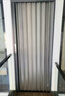 映棠鋁合金折疊門(mén)推拉門(mén)隱形臥室廚房衛生間陽(yáng)臺空調隔斷伸縮簡(jiǎn)易移門(mén) 灰色鋁合金框（灰色鋁合金門(mén)板）+防盜鎖 曬單實(shí)拍圖
