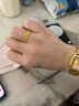 周生生黃金戒指 足金愛(ài)情密語(yǔ)皇冠戒指女款 生日禮物90227R 計價(jià)3.15克 曬單實(shí)拍圖