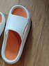 回力居家男士拖鞋室外穿四季防滑臭沙灘涼拖鞋HL02331白橙色40-41碼 曬單實(shí)拍圖