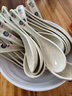 GUIG[批發(fā)]密胺勺子長(cháng)柄勺塑料勾勺仿瓷拉面麻辣燙勺湯勺調羹商用餐廳 招財進(jìn)寶(長(cháng)17厘米) 5個(gè)裝 曬單實(shí)拍圖