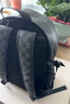 馬克華菲雙肩包男士背包格子花紋15.6英寸電腦商務(wù)大容量休閑通勤旅行背包 曬單實(shí)拍圖