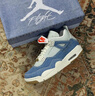 NIKE 女子Air Jordan 4 Retro籃球鞋 IB6716-100 37.5 曬單實(shí)拍圖