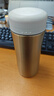 膳魔師（THERMOS）保溫杯400ml高真空不銹鋼男女商務(wù)辦公保冷水杯子JCG-400 GL 曬單實(shí)拍圖