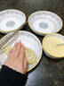 墨色中式碗碟套裝家用碗盤子釉下彩碗具喬遷新居禮物陶瓷餐具整套50件 曬單實拍圖