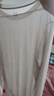 優(yōu)衣庫男女裝大師T AIRism寬松圓領(lǐng)T恤五分袖短袖475355 465185 475355/00白色 XL 曬單實(shí)拍圖