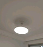 歐普（OPPLE）風(fēng)扇燈吊扇燈遙控LED照明Ra95餐廳臥室吊燈變頻低噪包安裝 冰風(fēng)白 曬單實(shí)拍圖