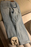 絲柏舍加絨牛仔褲2025冬裝新款女裝復古高腰保暖水洗直筒褲 曬單實(shí)拍圖