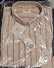 優(yōu)衣庫合作款/男裝女裝牛津紡寬松條紋襯衫/長(cháng)袖襯衣25秋冬480802 31 米色 L /175/100A 曬單實(shí)拍圖