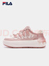FILA斐樂(lè )女鞋運動(dòng)鞋2025秋季新款時(shí)尚蘿卜鞋厚底板鞋休閑鞋百搭小白鞋 奶白/煙玫瑰粉-GR 38 曬單實(shí)拍圖