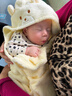 babylove嬰兒連體衣秋冬純棉可愛(ài)寶寶哈衣爬服新生兒夾棉保暖衣服秋冬裝 曬單實(shí)拍圖
