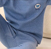 浪莎【加厚校服神器】?jì)和Ｅ瘍纫履型笸龑訆A棉秋衣秋褲睡衣套裝 曬單實(shí)拍圖