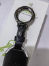 ESCASE汽車(chē)鑰匙扣男女士個(gè)性創(chuàng  )意簡(jiǎn)約掛件電動(dòng)車(chē)鎖匙鏈腰掛奧迪 黑色 曬單實(shí)拍圖