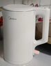美的（Midea）電熱水壺家用燒水壺小容量 價(jià)保11.11 0涂層 食品級304不銹鋼 雙層防燙 全鋼無(wú)縫  1.5L容量 1566 曬單實(shí)拍圖