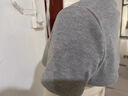 南極人純棉護肩保暖睡覺(jué)肩周炎坎肩男女士頸部孕婦月子防護中老年人披肩 灰色-有領(lǐng)短袖款均碼 曬單實(shí)拍圖
