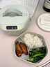 日本進(jìn)口材質(zhì)電熱保溫飯盒無(wú)線(xiàn)充電大容量烤瓷內膽上班族加熱飯盒 1L 淺綠色 【烤瓷內膽丨鎖鮮】 曬單實(shí)拍圖
