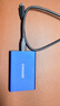 三星（SAMSUNG） 2TB Type-c USB 3.2 移動(dòng)固態(tài)硬盤(pán)（PSSD） T7 藍色 NVMe傳輸速度1050MB/s 手機直連筆記本外接 曬單實(shí)拍圖
