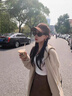 司瑞茲短款皮裙a字半身裙女洋氣咖色秋冬2025新款高腰辣妹皮短裙拉德包 咖色 [不配腰帶] M 曬單實(shí)拍圖