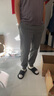 優(yōu)衣庫男裝女裝HEATTECH仿羊羔絨運動(dòng)長(cháng)褲保暖抓絨加絨褲子469966 07 青灰色 XL /180/96B 曬單實(shí)拍圖