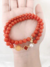 蔻詩(shī)哲 COASZE南紅瑪瑙手串新中式柿子紅疊戴手鏈女雙圈滿(mǎn)肉滿(mǎn)色喜悅生日禮物 6mm雙圈【高品收藏級】16-17cm 曬單實(shí)拍圖