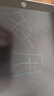 兒童畫(huà)板液晶屏寶寶涂鴉可擦寫(xiě)彩色電子板黑板幼兒益智玩具寫(xiě)字板 16吋【電子板】 曬單實(shí)拍圖