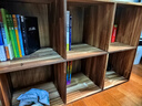 北極樹(shù)實(shí)木書(shū)架落地書(shū)柜置物架兒童儲物柜一體靠墻組合格子柜家用收納柜 曬單實(shí)拍圖