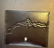 萬(wàn)寶龍（MONTBLANC）大班系列山峰紋壓花特別款3cc卡包卡夾198299 黑色 曬單實(shí)拍圖