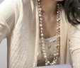 TFY四葉草珍珠毛衣鏈女高級感輕奢長(cháng)款2026新款爆款小眾秋冬氣質(zhì)項鏈 長(cháng)款珍珠毛衣鏈 曬單實(shí)拍圖