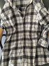 優(yōu)衣庫男女裝法蘭絨格子襯衫長(cháng)袖襯衣薄外套481225 480769 480770 481225/30淺米色 L 曬單實(shí)拍圖