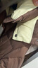 太平鳥(niǎo)【張婧儀同款】冬款連帽長(cháng)款羽絨服撞色面包服A3ACE4423 棕色 M 曬單實(shí)拍圖