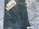 HLA海瀾之家牛仔褲男三國演義直筒褲五袋款大碼褲子男 曬單實(shí)拍圖