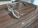 萬(wàn)寶龍新品光學(xué)眼鏡框男MB0313商務(wù)輕盈鈦進(jìn)口半框鏡架可配度數 MB0313OA_001_54 銀色 曬單實(shí)拍圖