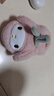 Hello Kitty女童棉拖冬季兒童室內家居鞋小孩保暖親子拖鞋 美樂(lè )蒂粉 36/37碼  曬單實(shí)拍圖