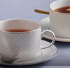 Wedgwood【新年禮物】白金金色幾何2杯2碟咖啡杯碟套裝歐式下午茶杯碟 白金&金色幾何2杯2碟 曬單實(shí)拍圖