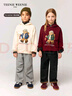 Teenie Weenie Kids小熊童裝25年秋冬男女童加絨印花連帽衛衣 米白色 130 cm 曬單實(shí)拍圖