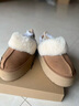 UGG秋季女士包頭厚底LOGO松緊帶休閑懶人毛毛鞋 1113474 CHE | 栗色 39 39碼及以下建議拍大一碼 曬單實(shí)拍圖