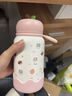 帕提拉可愛(ài)便攜女生保溫杯直飲高顏值ins隨身杯學(xué)生防摔卡通保冷保熱 黃蘋(píng)果保溫直杯500ml【狗狗派對】 單杯【含杯墊】 曬單實(shí)拍圖