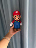 馬里奧路易吉兄弟手辦大號擺件超級瑪麗周邊公仔玩偶禮物玩具模型 馬里奧-23cm 彩盒裝 曬單實(shí)拍圖