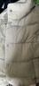 坦博爾羽絨服馬甲女立領(lǐng)寬松短款外搭羽絨背心外套TD336006 奶茶棕 160  曬單實(shí)拍圖