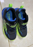 Skechers斯凱奇男童熒光閃燈鞋童鞋透氣跑步運動(dòng)鞋撞色大童跑鞋400103L 曬單實(shí)拍圖