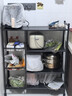 全品屋廚房置物架落地多功能用具層架收納家用水果蔬菜籃子儲物貨架349 曬單實(shí)拍圖