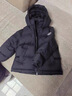 巴布豆（BOBDOG）95絨兒童羽絨服新款男童女童A類(lèi)抗菌三防面料中長(cháng)款連帽保暖外套 黑色 【A類(lèi)面料 貼身可穿】95絨 120 【約身高100-110cm 體重39斤】 曬單實(shí)拍圖