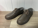 Jeep吉普休閑皮鞋男鞋秋冬新款軟底真牛皮英倫商務(wù)正裝鞋潮流休閑鞋男 卡其【標準皮鞋碼】 41 曬單實(shí)拍圖