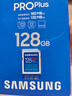 三星（SAMSUNG）128GB SD存儲卡 高速PRO藍卡 U3SD相機內存卡支持微單/單反相機4K視頻 讀速180MB/s寫(xiě)速130MB/s 曬單實(shí)拍圖