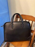 塔西伯利 TOIXI BRORY進(jìn)口真皮男包【頭層牛皮】14寸筆記本電腦包商務(wù)公文包出差手提包 黑色(頭層牛皮） 14英寸 曬單實(shí)拍圖
