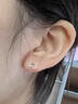 戚小米s999純銀貓咪耳釘女小眾可愛(ài)耳環(huán)高級感螺絲擰扣耳飾養耳睡覺(jué)免摘 貓咪耳釘一對【999足銀】 曬單實(shí)拍圖