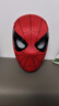HKGX蜘蛛俠頭套電動(dòng)手動(dòng)眼睛可動(dòng)發(fā)光多燈光cos面具成人兒童頭套 蜘蛛俠頭套-下巴控制-可眨眼-電 曬單實(shí)拍圖