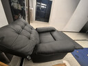 樂(lè )至寶LAZBOY落日哈尼真皮沙發(fā)簡(jiǎn)約單人懶人沙發(fā)躺椅搖椅電動(dòng)功能A623C 【品質(zhì)款-輕奢真皮】曜石黑 一人位 0.84m 電動(dòng) 曬單實(shí)拍圖